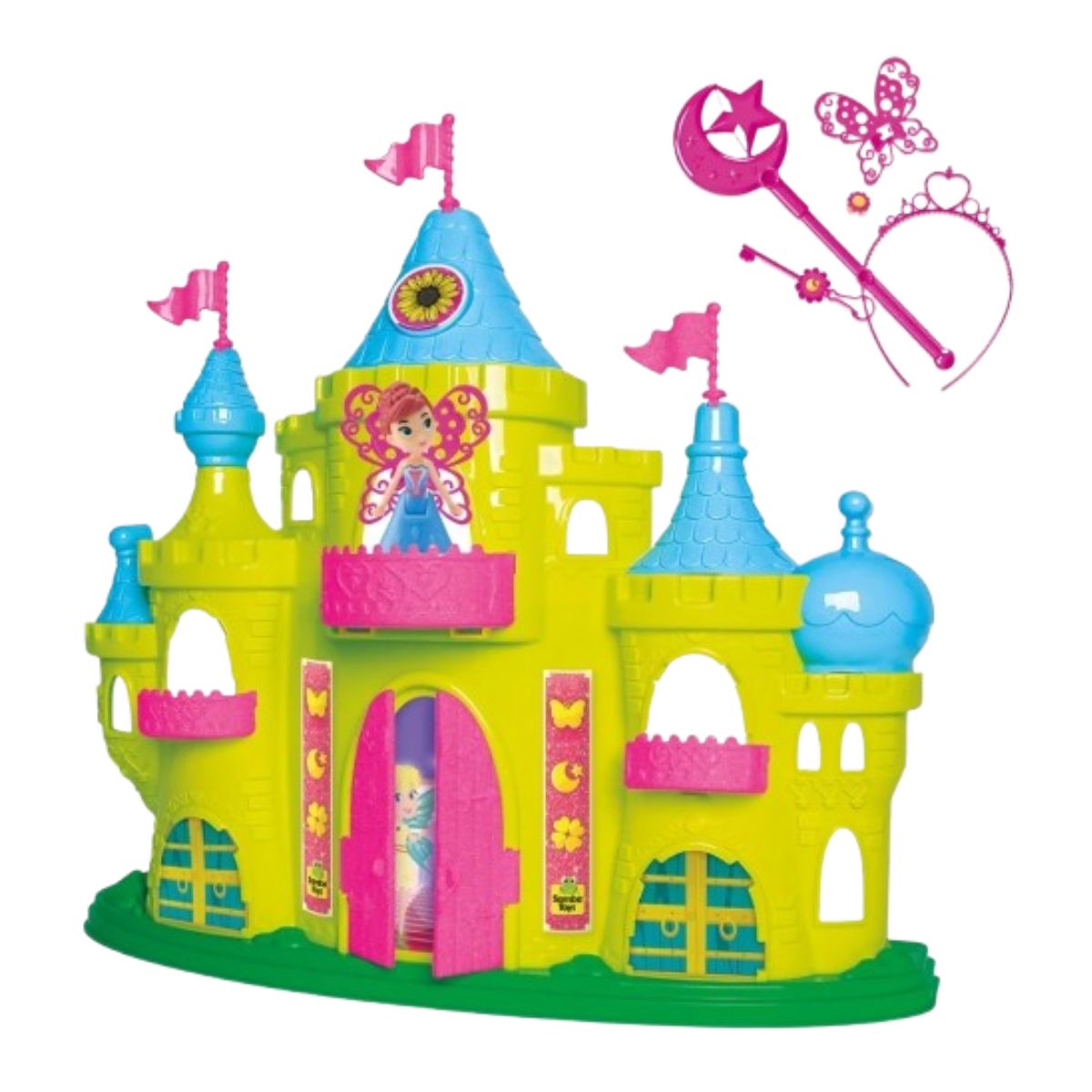 Castelo Das Fadas Judy Com Acessórios E Luz - Samba Toys Castelo Das Fadas Judy Com Acessórios E Luz - Samba Toys